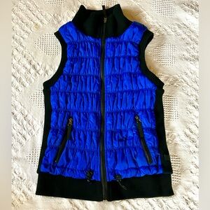 Calvin Klein Blue Puffer Vest Medium